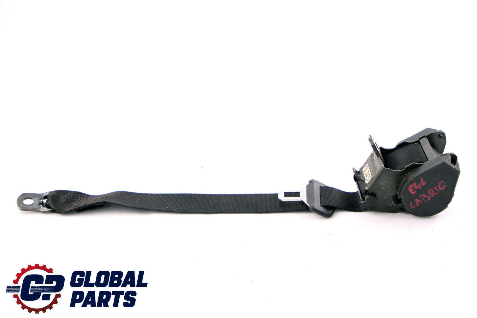 BMW 3 Series E46 Cabrio Convertible Rear Upper Seat Belt Black 8261029