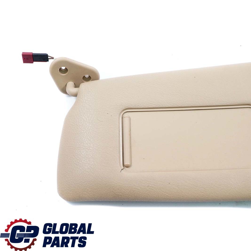 BMW 3 Series E46 Sun Visor Mirror Illuminated Left N/S Light Beige 8267899