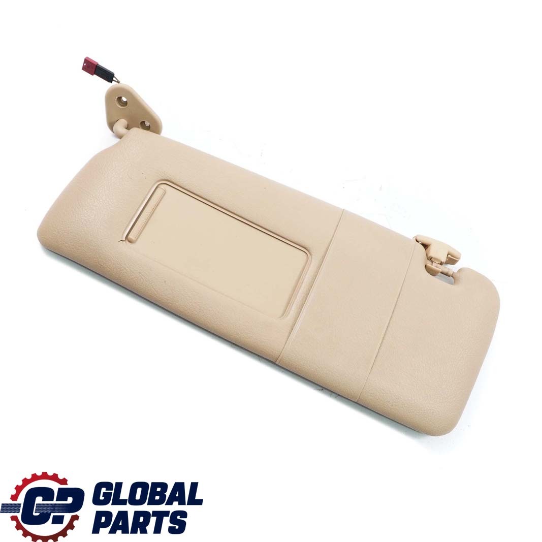 BMW 3 Series E46 Sun Visor Mirror Illuminated Left N/S Light Beige 8267899