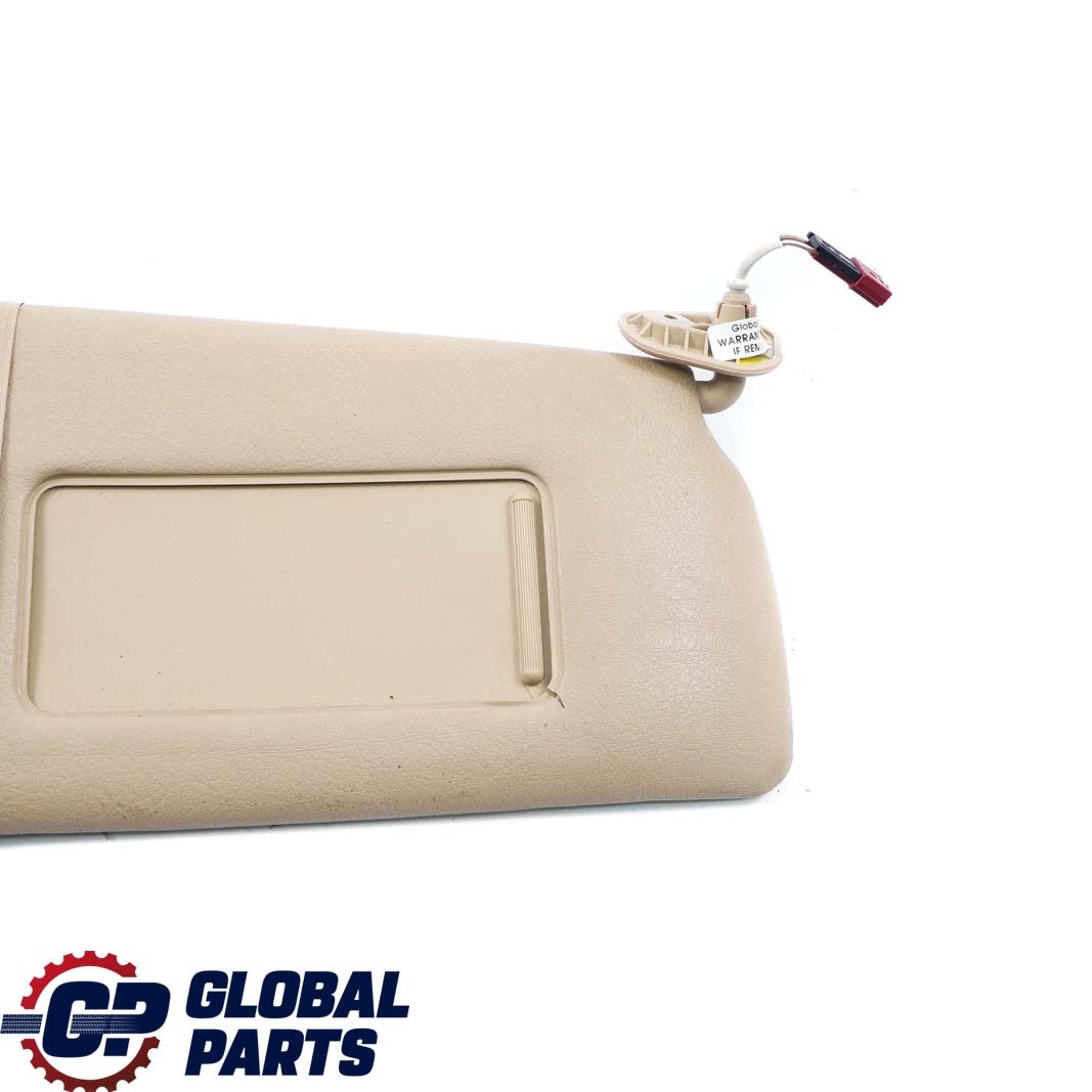 BMW 3 Series E46 Sun Visor Mirror Illuminated Right O/S Light Beige 8267900