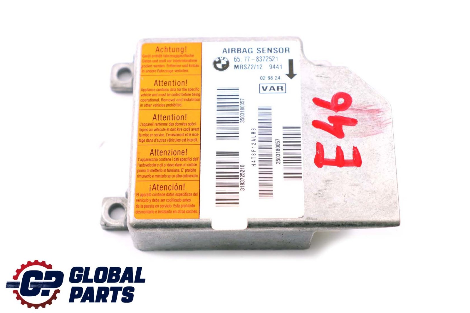 BMW 3 5 Series E39 E46 Airbag Control Unit Module 8372521