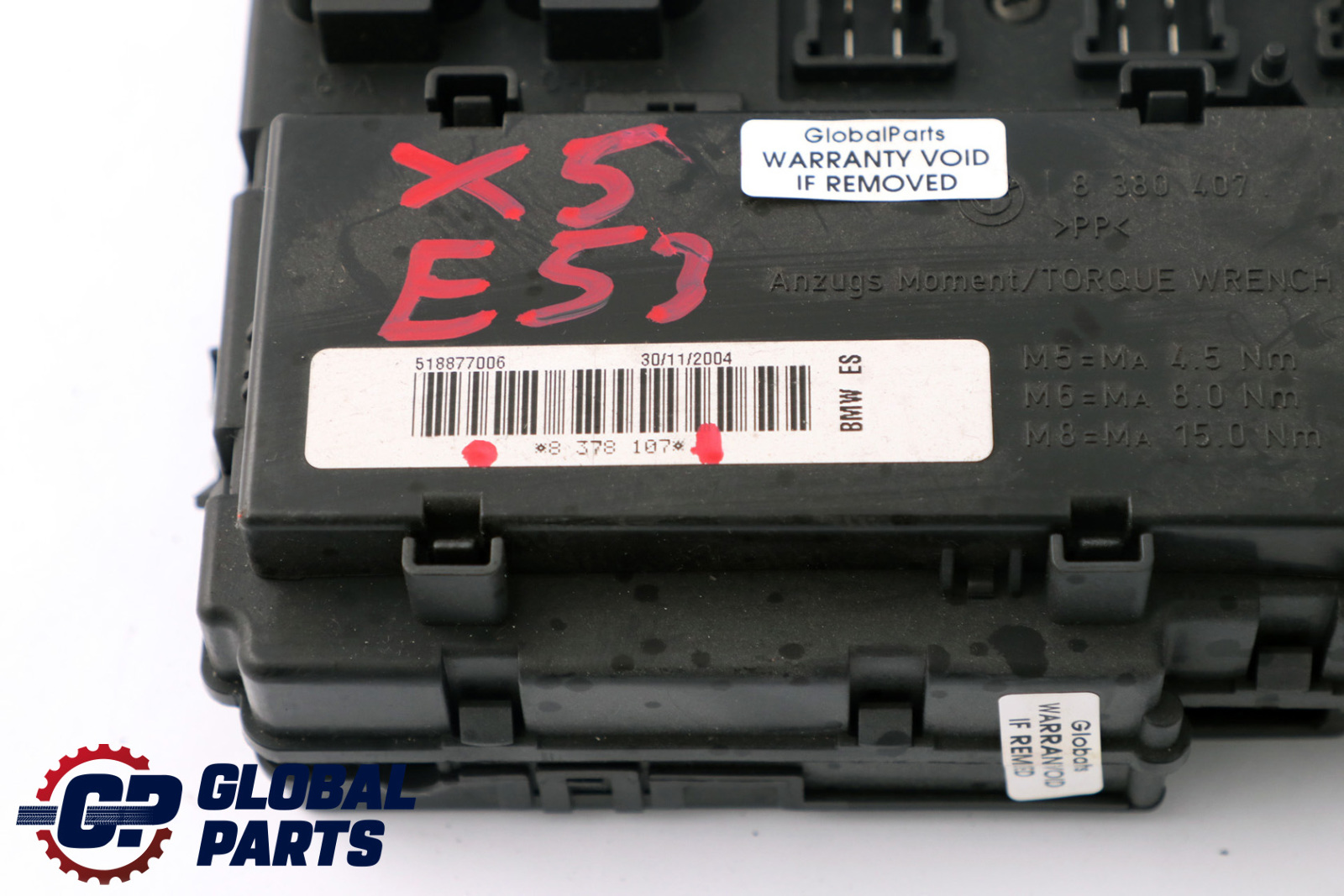 BMW X5 Series E53 Electrical Power Distribution Fuse Box 8378107