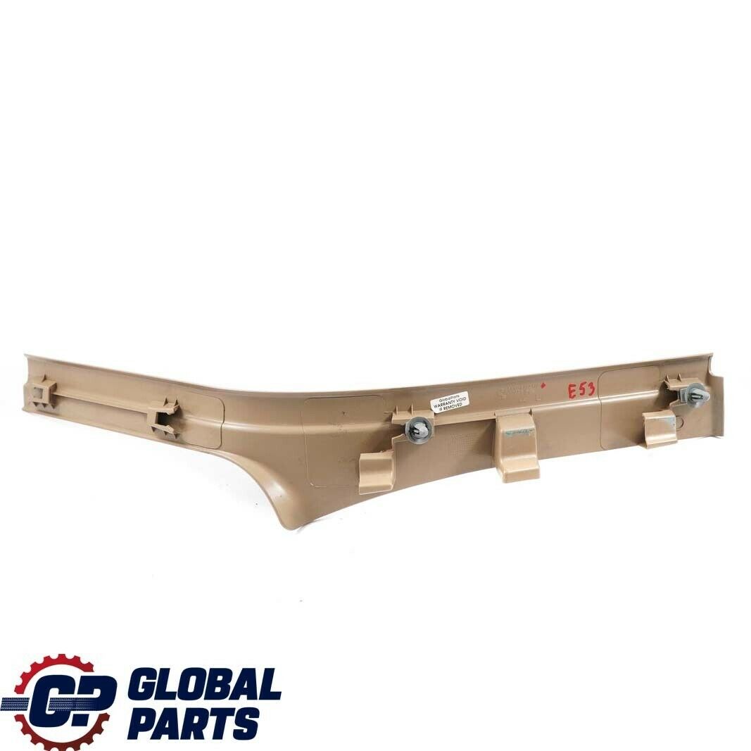 BMW X5 Series E53 Rear Left Side N/S Entrance Door Sill Cover Hellbeige 8402109