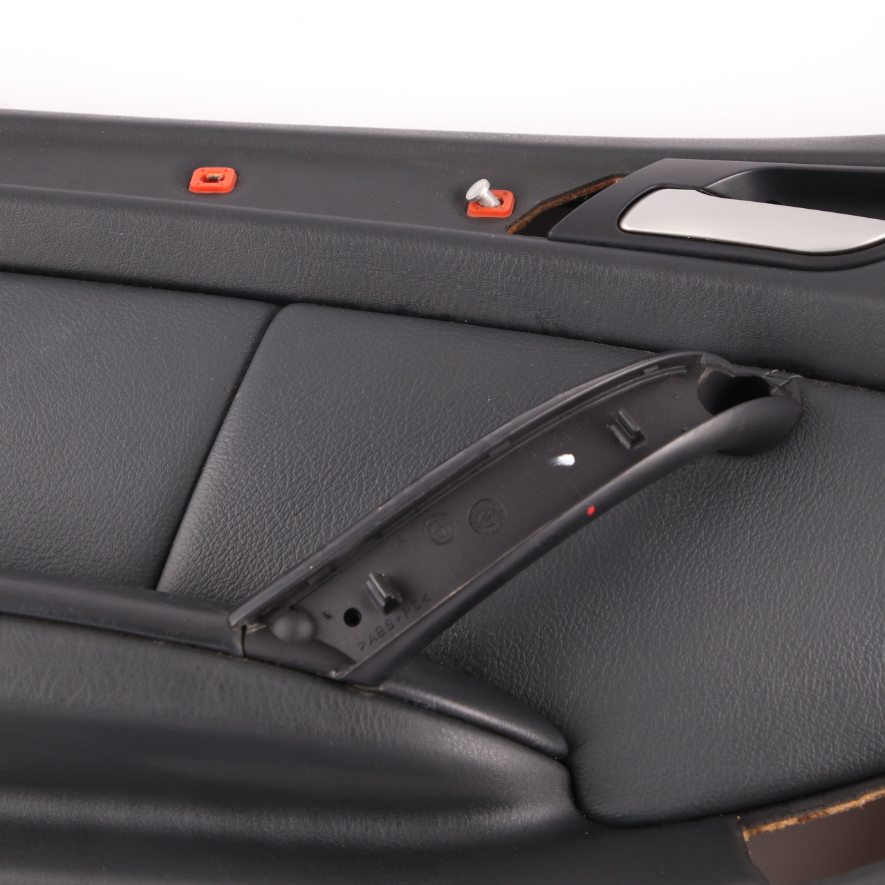 BMW X5 Series E53 Black Leather Front Left N/S Door Card Trim Panel Interior