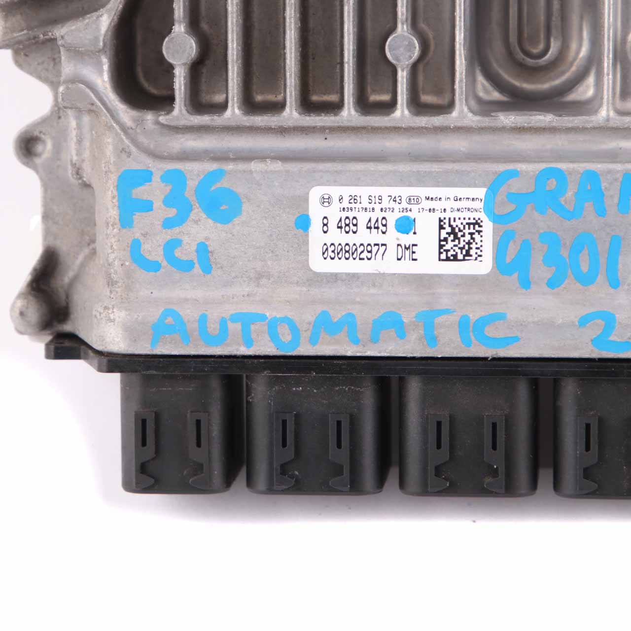 BMW F36 LCI Petrol 430i B48 Engine Module ECU Kit DME 8489449 Keys FEM Automatic