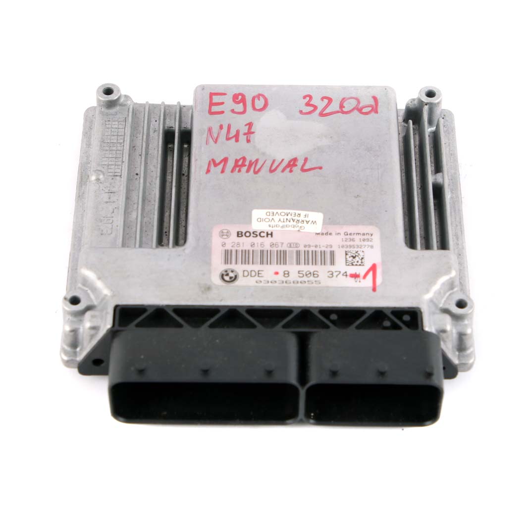 BMW E60 E87 E90 120d 320d 520d N47 ECU Engine Control Unit DDE 8506374 Manual