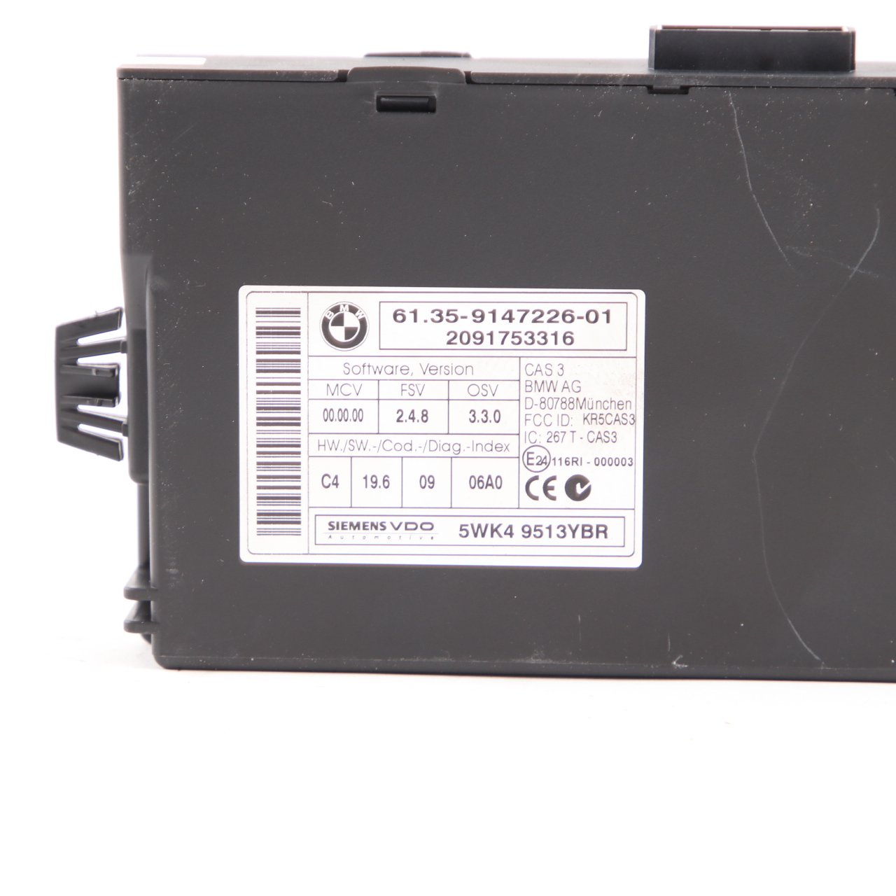 BMW E81 E87 E90 LCI 120d 320d N47 ECU Kit DDE 8506374 CAS3 + Keys Manual