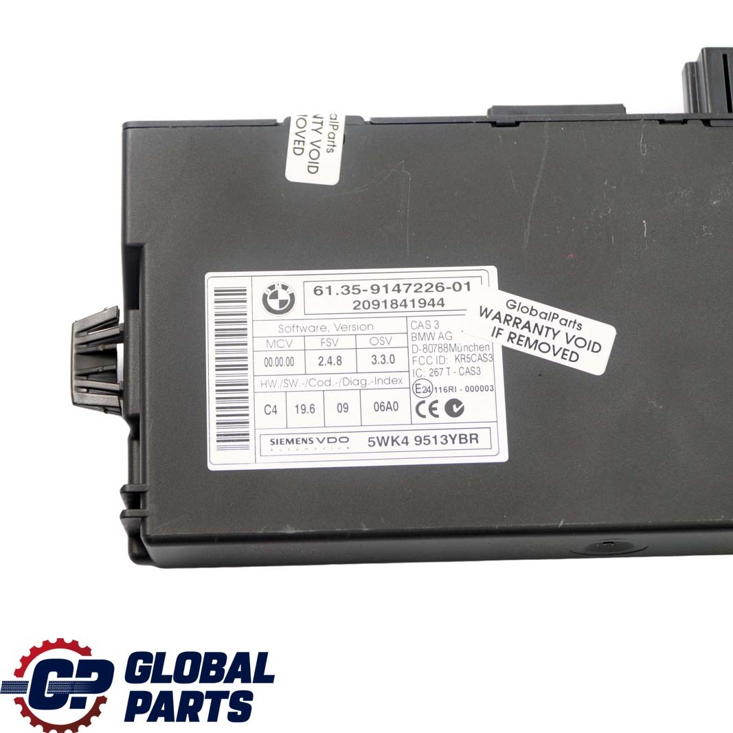 BMW E81 E87 E90 E91 LCI 118d 318d N47 Diesel ECU KIT DDE 8506375 CAS3 + 2 Keys