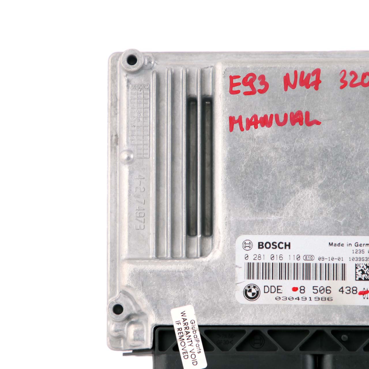 BMW E81 E87 E90 E92 LCI 120d 320d N47 ECU Control Unit Module DDE 8506438 Manual