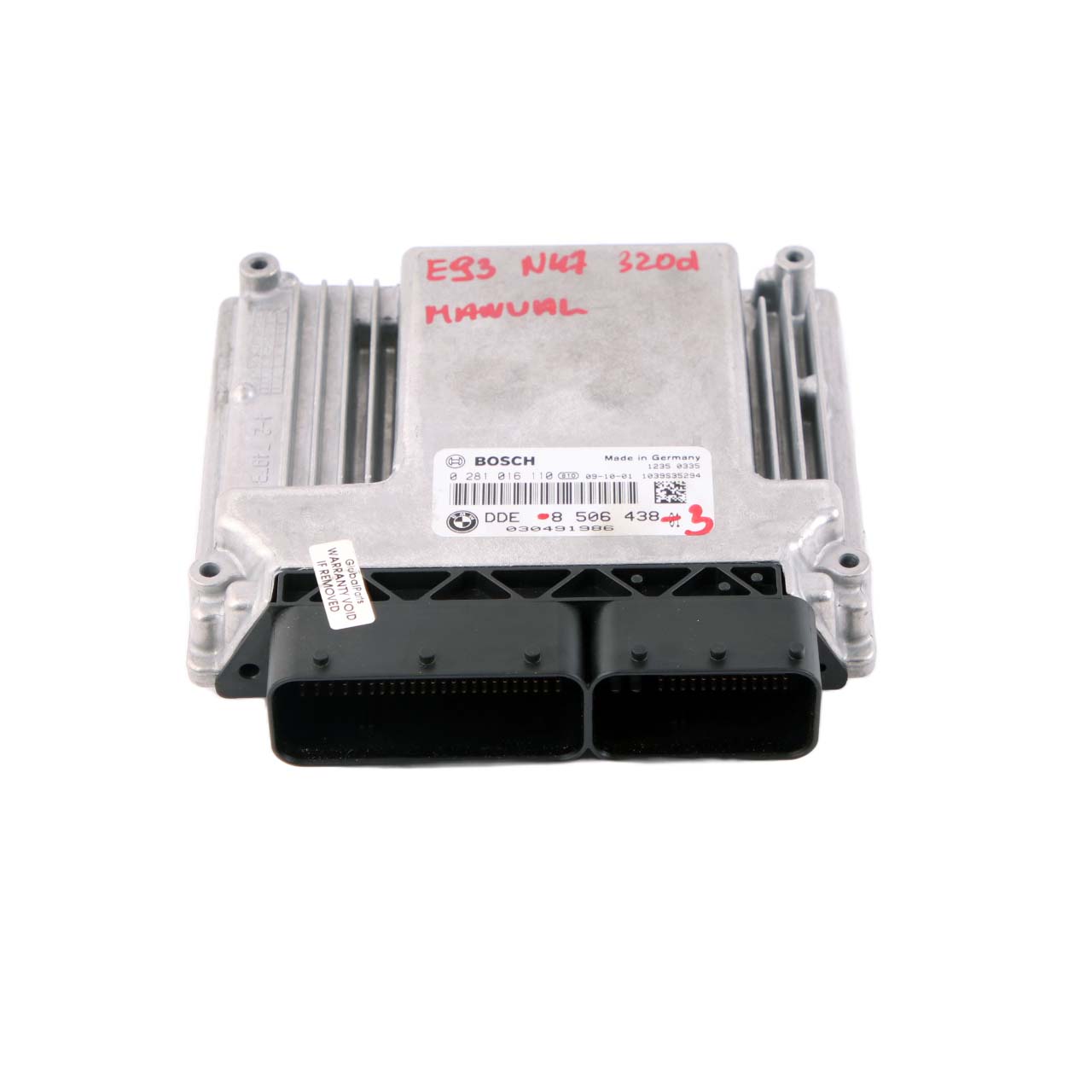 BMW E81 E87 E90 E92 LCI 120d 320d N47 ECU Control Unit Module DDE 8506438 Manual