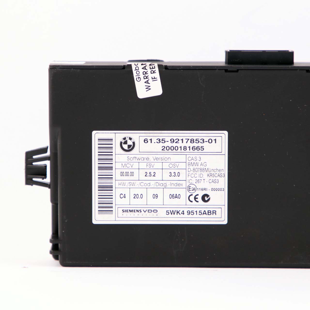 BMW E81 E87 LCI 123d Petrol N47S 204HP ECU Kit DDE 8506442 + CAS3 + Key Manual