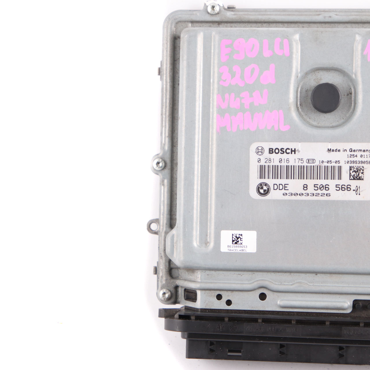 BMW E90 E91 LCI 320d N47N 184HP ECU Engine DDE 8506566 Manual Transmission