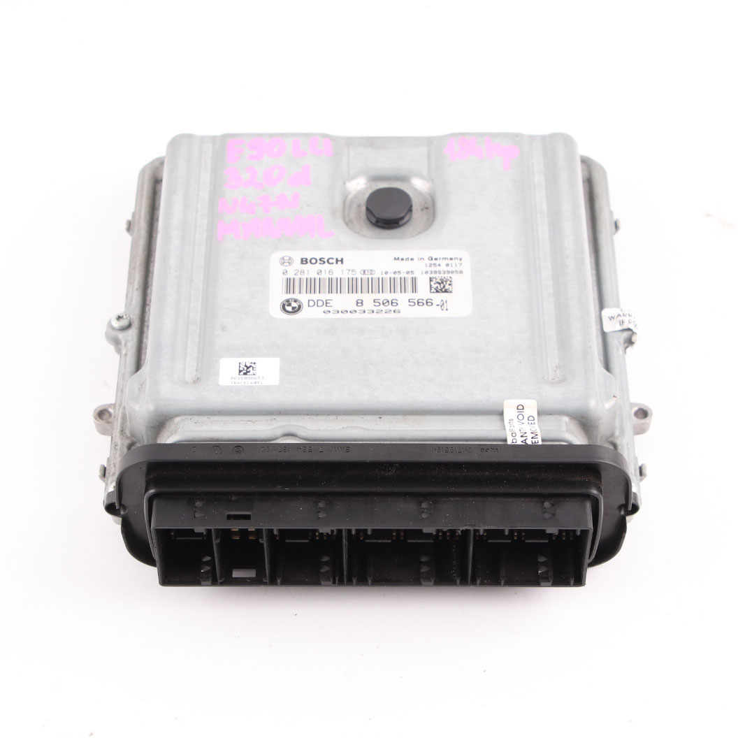 BMW E90 E91 LCI 320d N47N 184HP ECU Engine DDE 8506566 Manual Transmission