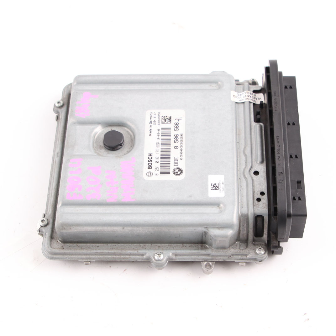 BMW E90 E91 LCI 320d N47N 184HP ECU Engine DDE 8506566 Manual Transmission