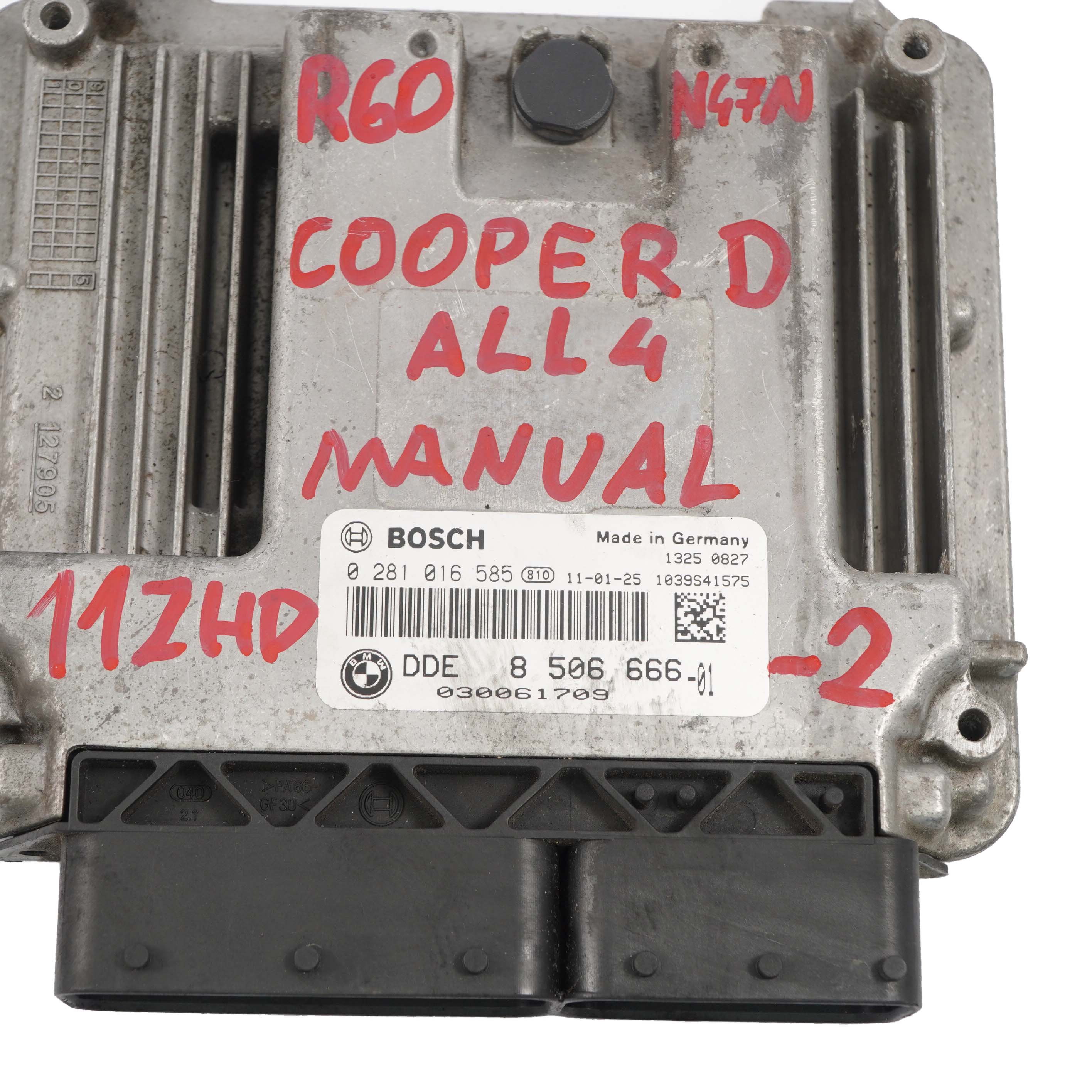 Mini Cooper D R60 ALL4 N47N Diesel Engine ECU Kit DDE 8506666 CAS3 Key Manual