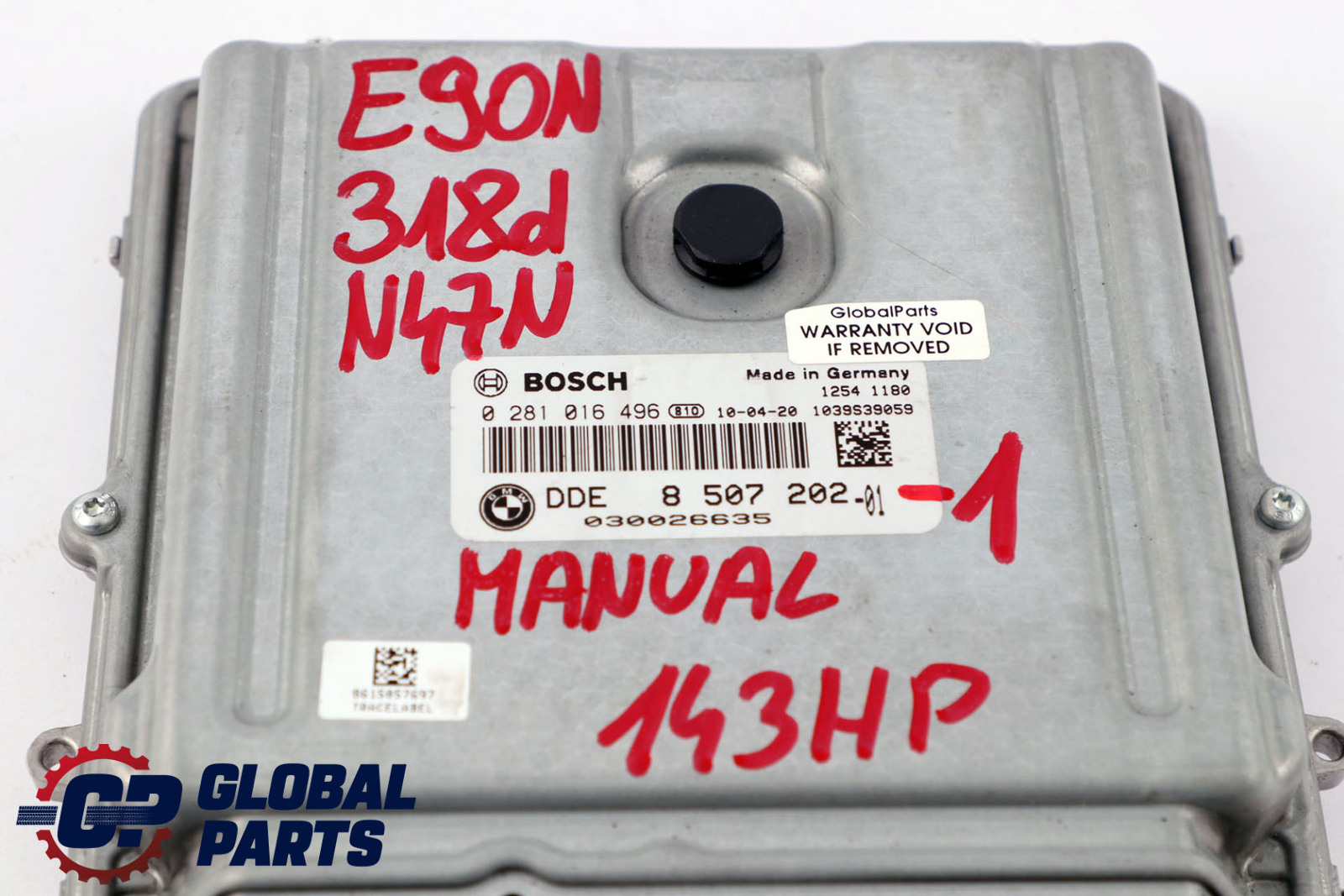 BMW E90 E91 LCI 318d N47N 143HP ECU Kit DDE 8507202 CAS3 Key Manual