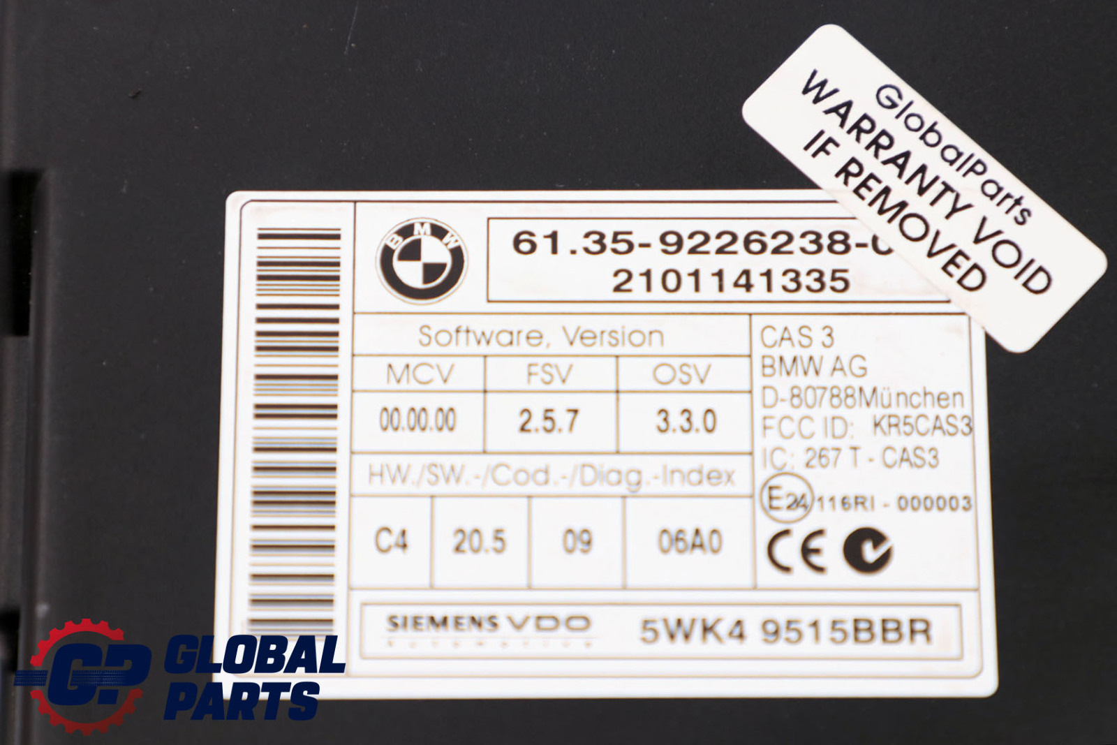 BMW E90 E91 LCI 318d N47N 143HP ECU Kit DDE 8507202 CAS3 Key Manual