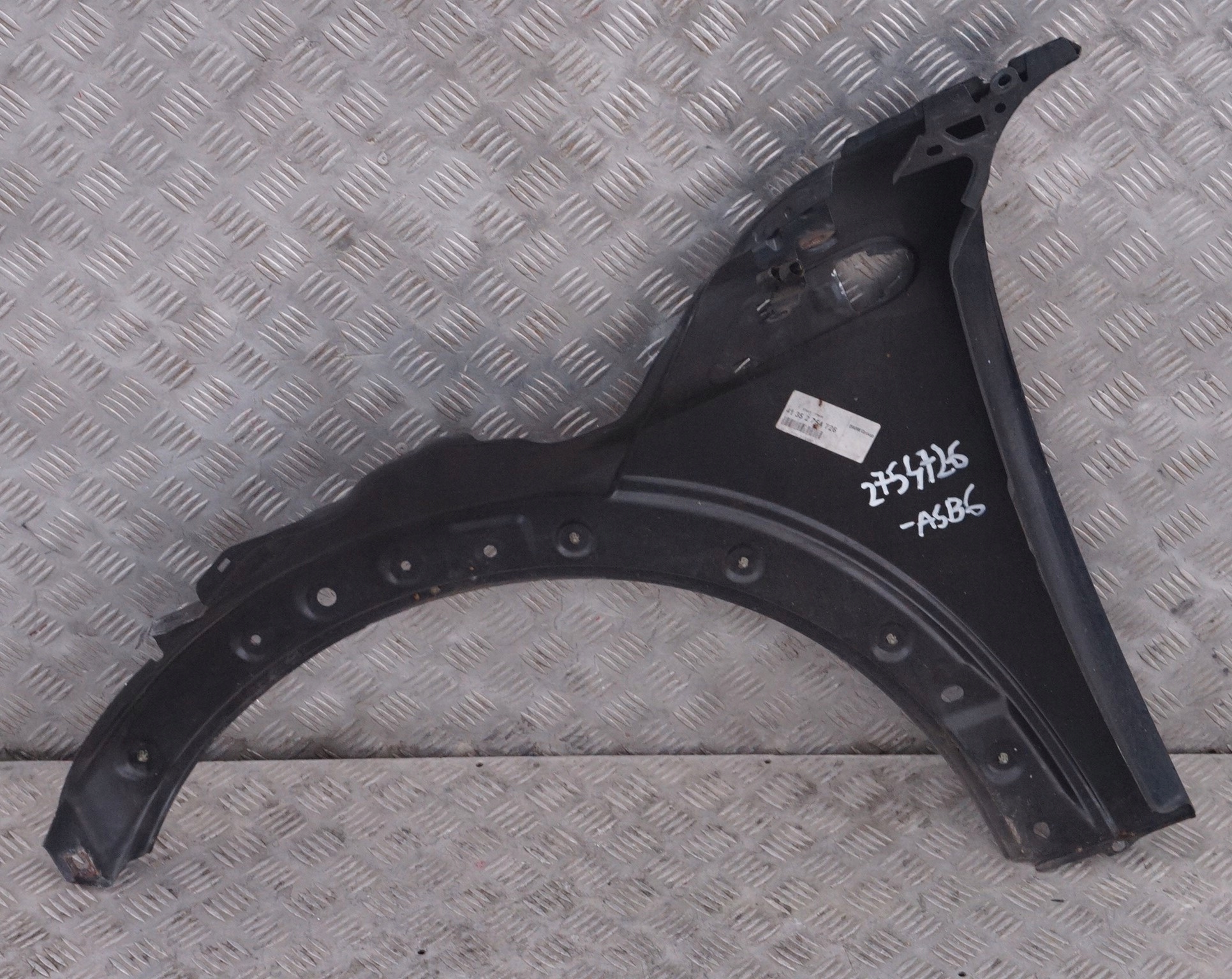 BMW MINI Cooper 6 R55 R56 R57 R58 Side Panel Front Right Wing O/S Astro Black