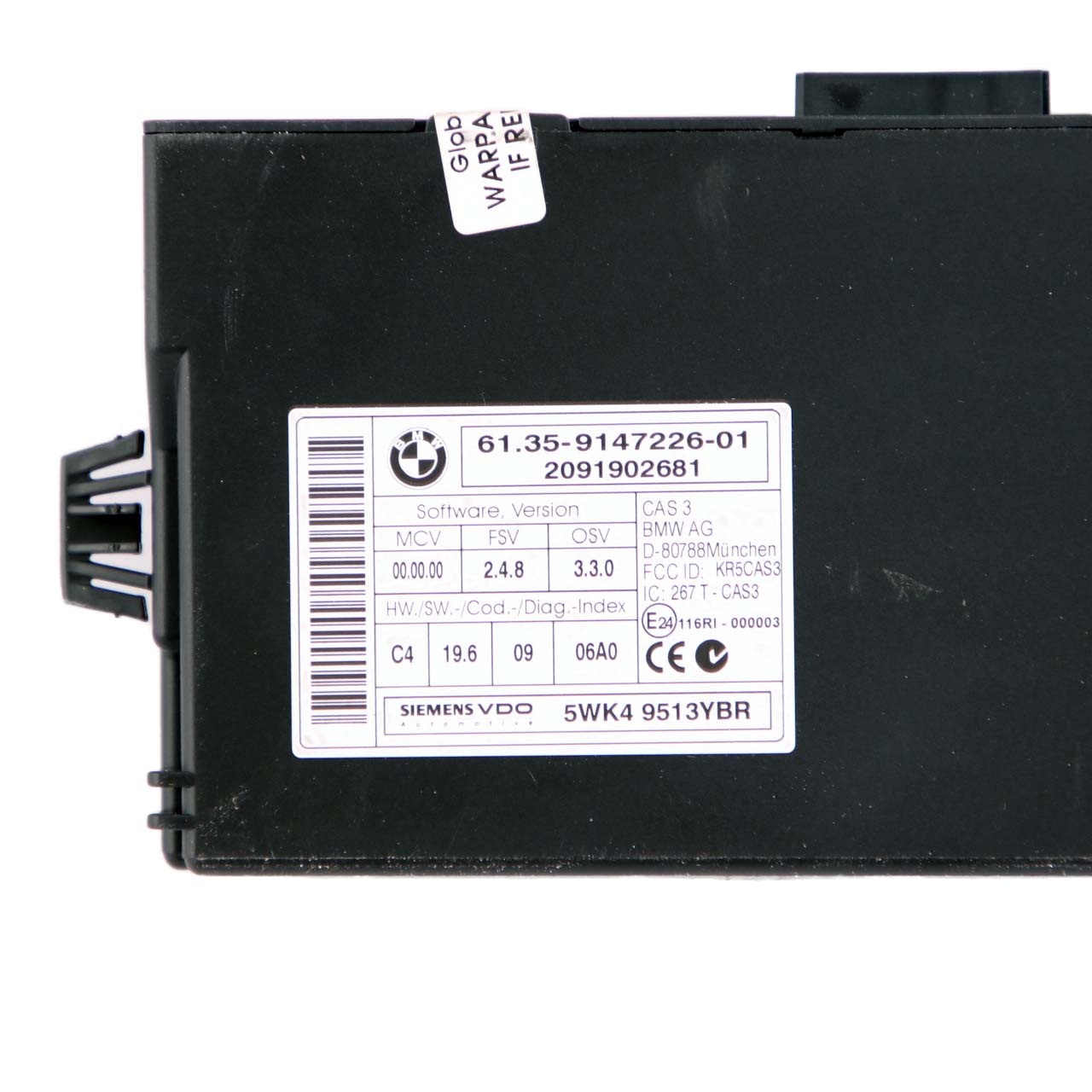 BMW E60 LCI E90 325d 525d M57N2 197HP ECU Kit DDE 8509034 CAS3 Key Manual