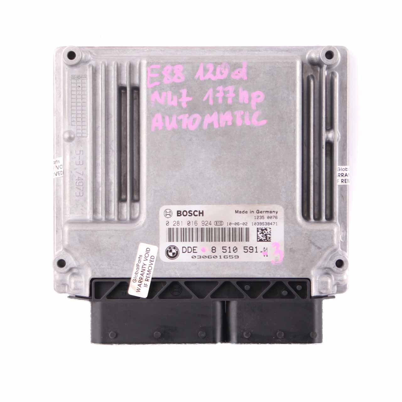 BMW E81 E87 E90 LCI 120d 320d N47 ECU Kit DDE 8510591 CAS3 + Key Automatic