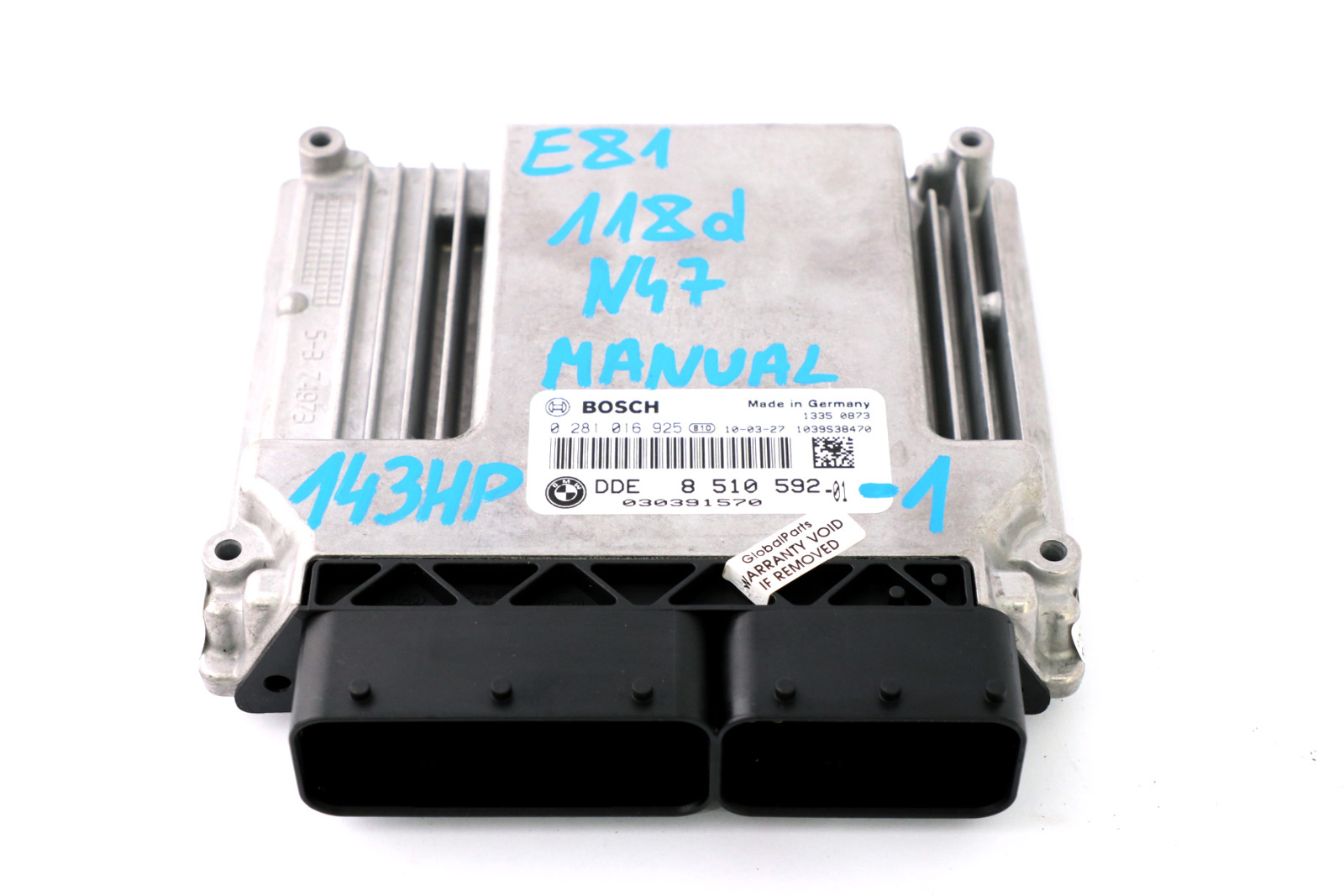 BMW 1 3 Series E81 E87 E90 LCI 118d 318d N47 ECU Kit DDE CAS3 Key 8510592