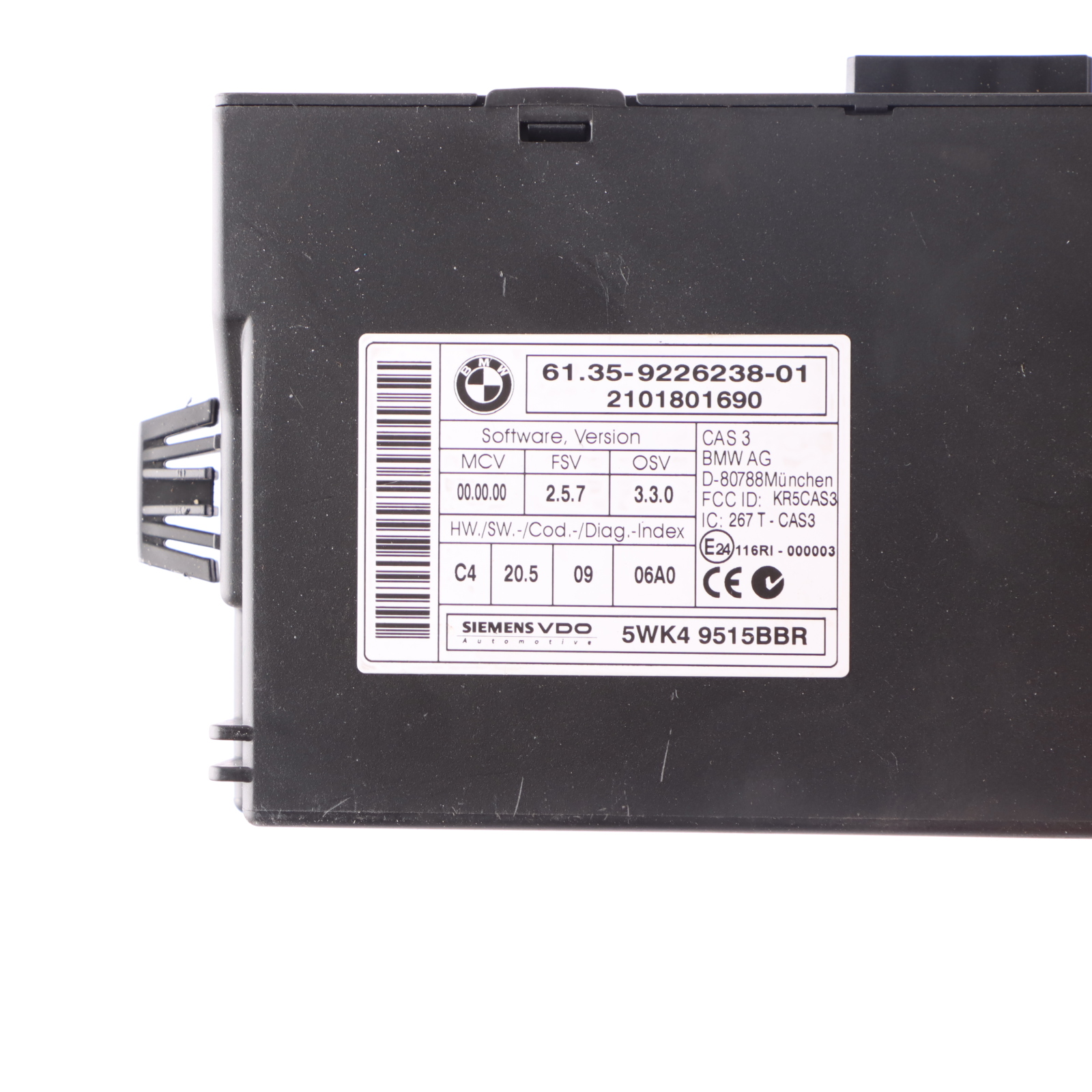 BMW E81 E87 E90 LCI 118d 318d N47 143HP ECU Kit DDE 8510592 CAS3 Key Manual