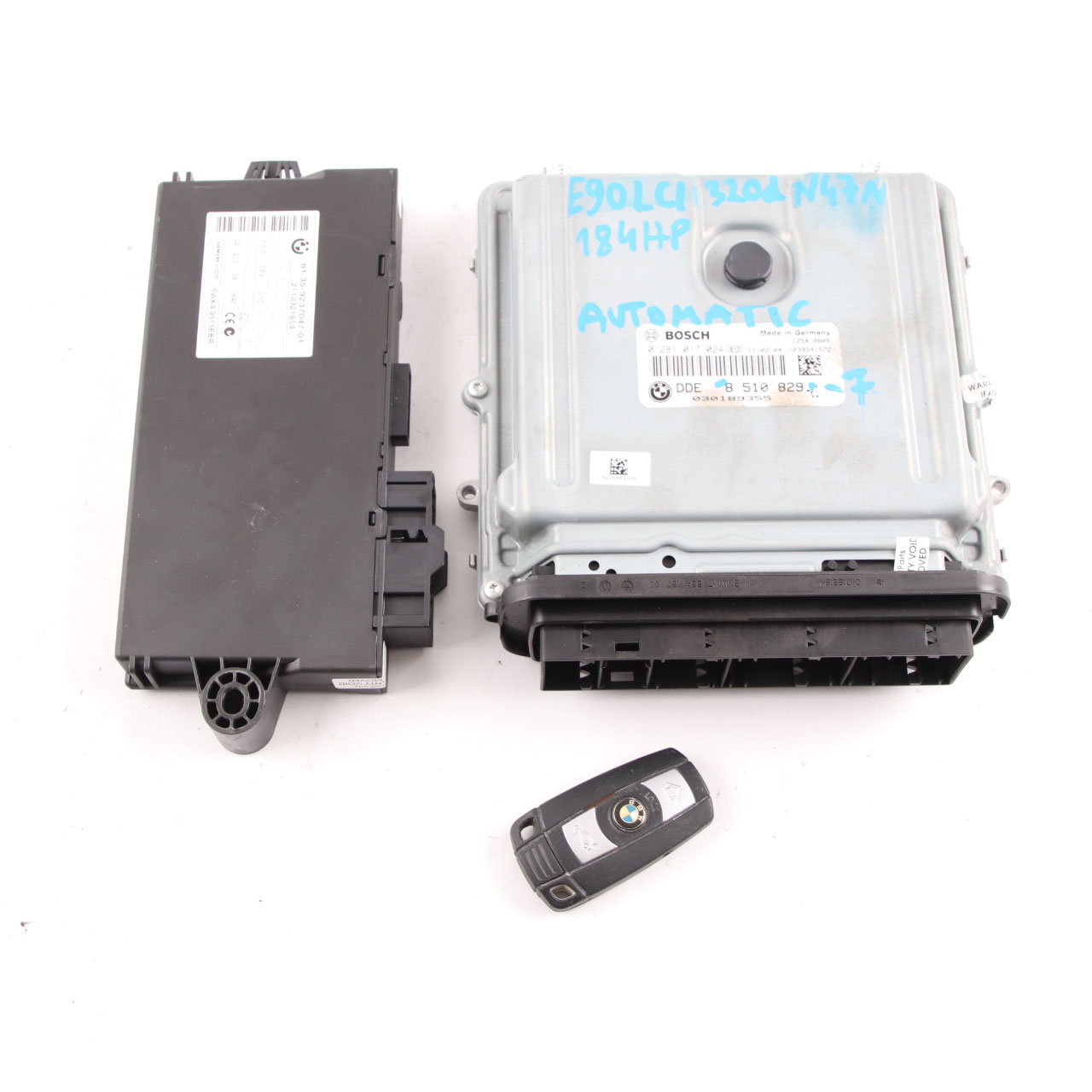 BMW E90 E91 LCI N47N 320d 184HP ECU KIT DDE 8510829 + CAS3 + Key Automatic