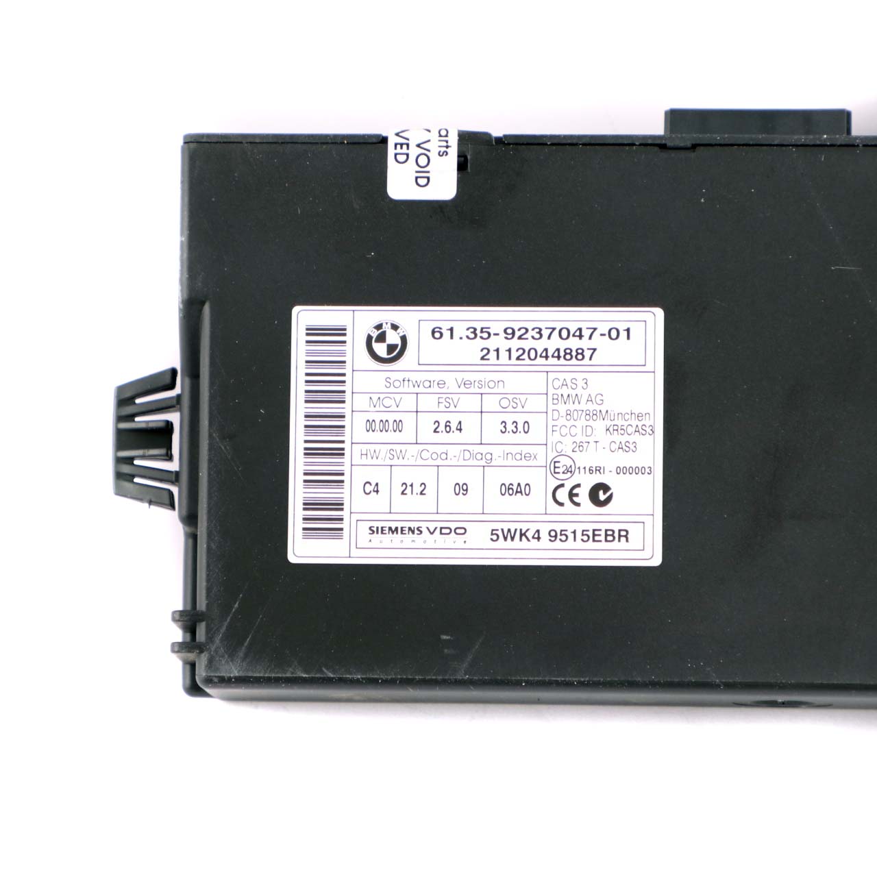 BMW 3 Series E90 E91 LCI 318d N47N ECU Kit DDE 8512043 + CAS3 + Key Manual