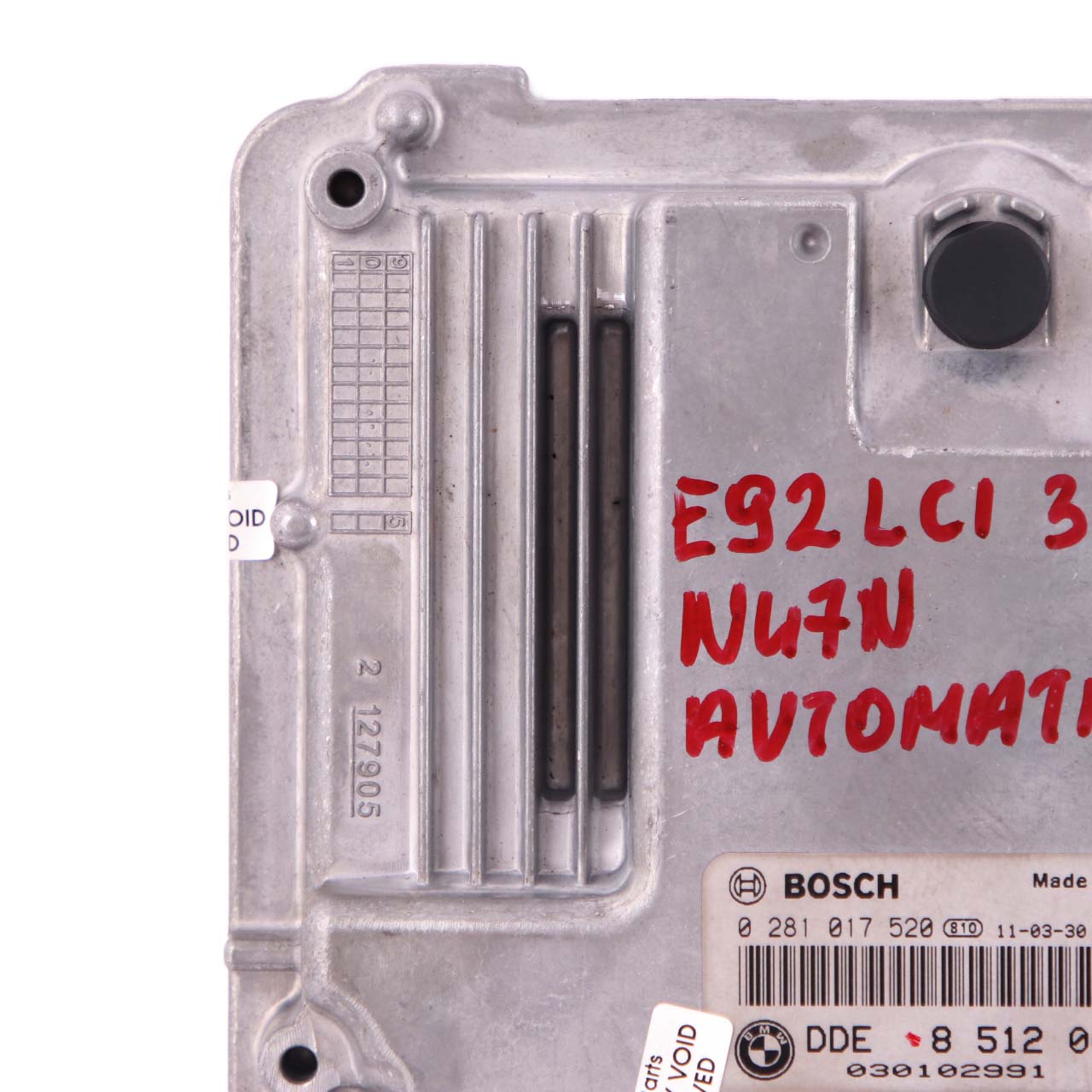 BMW 3 Series E90 E91 LCI N47N 320d ECU Basic DDE Control Unit 8512047 Automatic