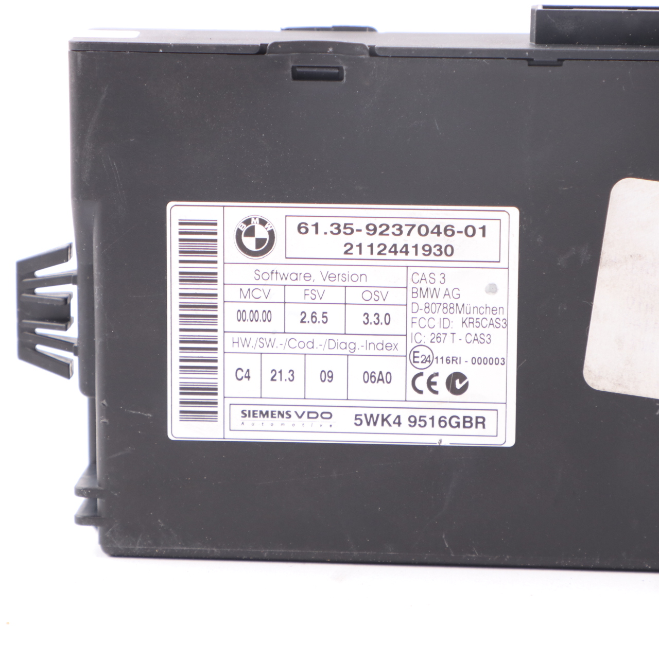 BMW X5 E70 LCI 40dX N57S 306HP Engine ECU KIT DDE 8512411 CAS3 Key Automatic