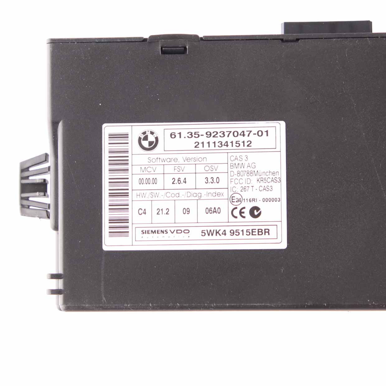 BMW E84 E90 LCI 20dX 320xd N47 177HP ECU Kit DDE 8512498 CAS3 + Key Automatic