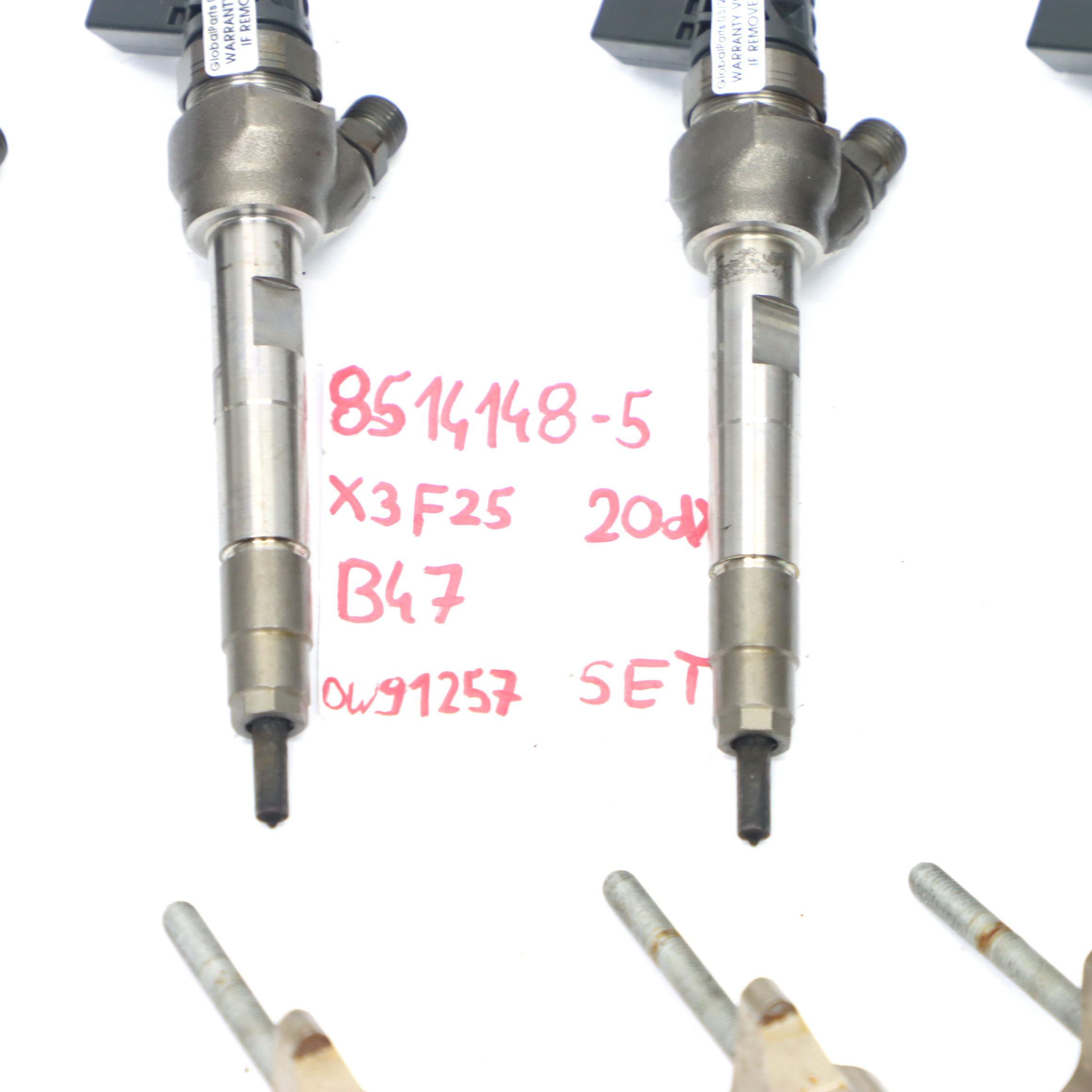 BMW X3 F25 X4 F26 20dX B47 Diesel Fuel Pump Injector Injection System Set