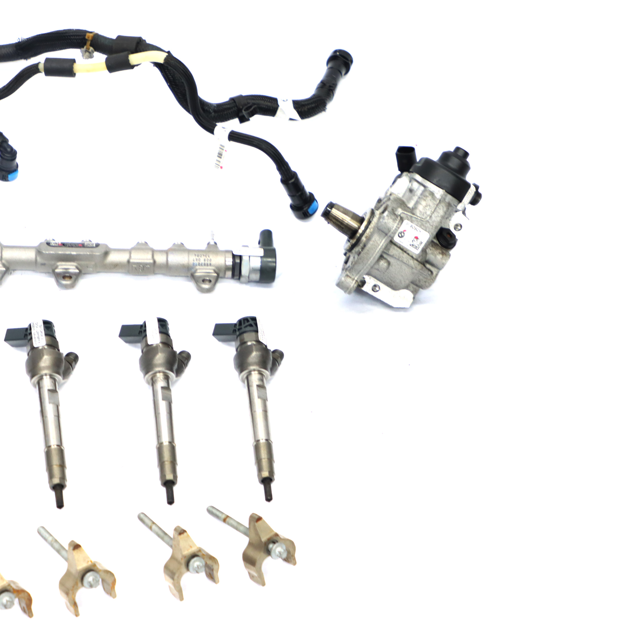 BMW X3 F25 X4 F26 20dX B47 Diesel Fuel Pump Injector Injection System Set