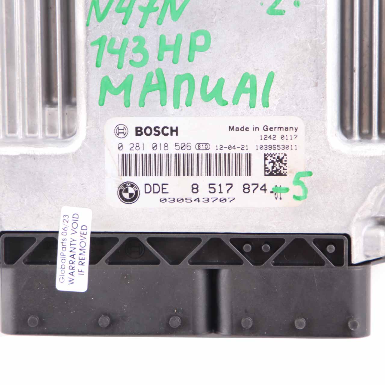 BMW F20 F21 118d N47N 143HP Engine ECU Kit DDE 8517874 + Key + FEM + Lock Manual