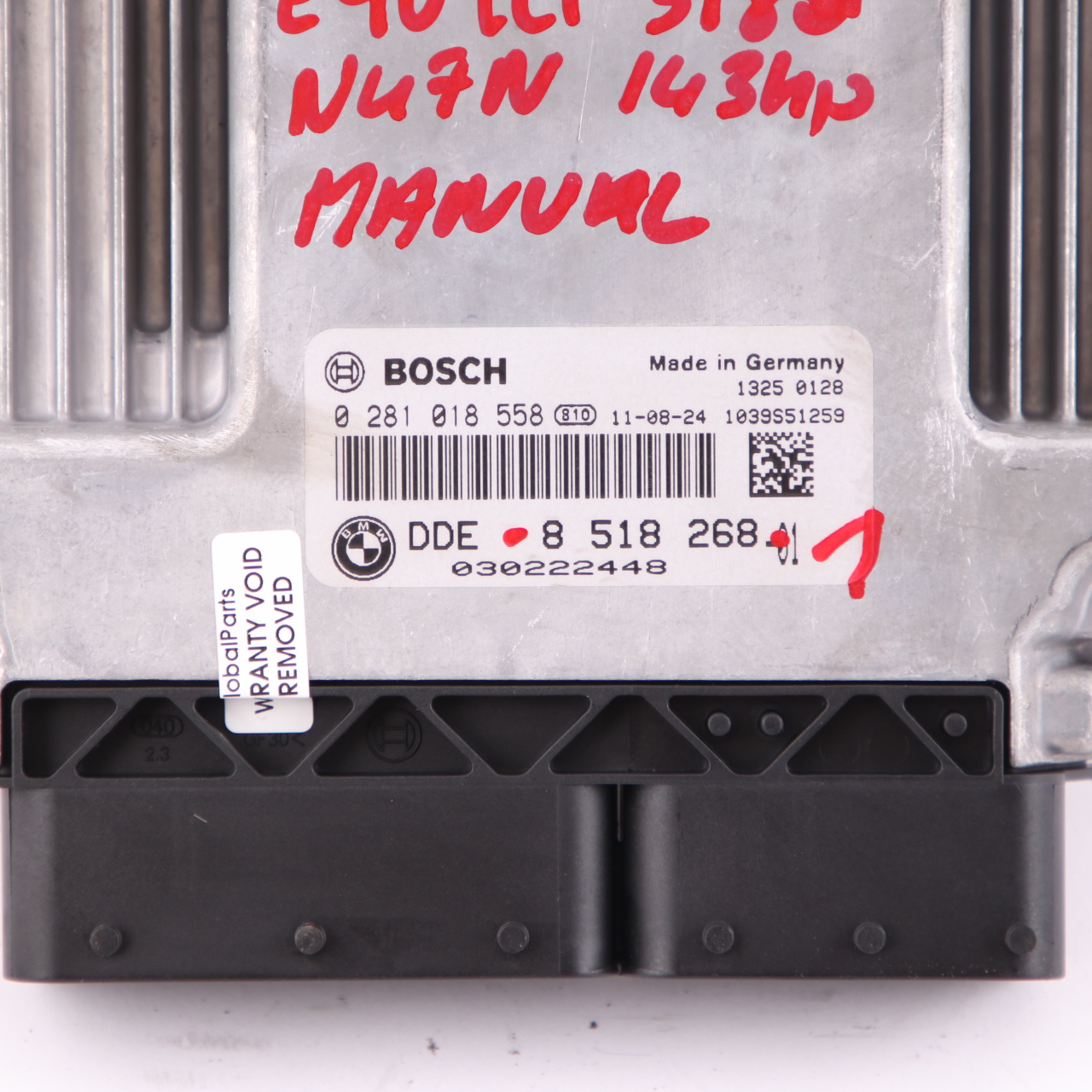 BMW E90 E91 LCI 318d Diesel 143HP N47N ECU Kit DDE 8518268 + CAS3 + Keys Manual