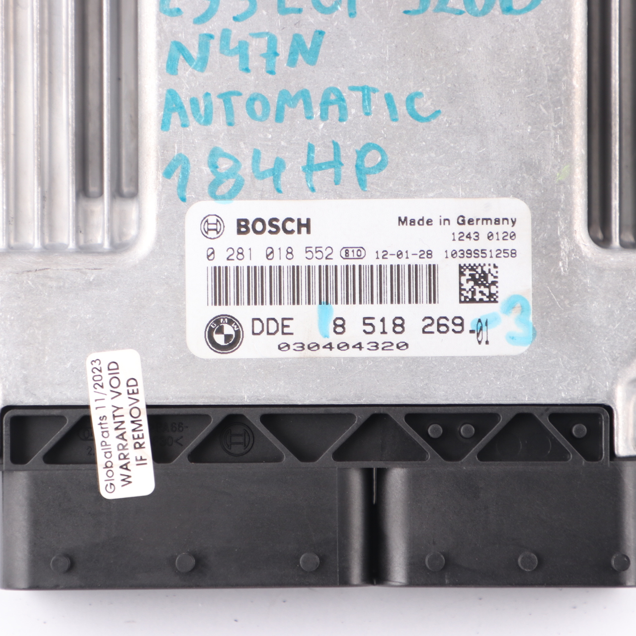 BMW E90 E91 LCI N47N 320d 184HP ECU KIT Module DDE 8518269 CAS 3 Key Manual