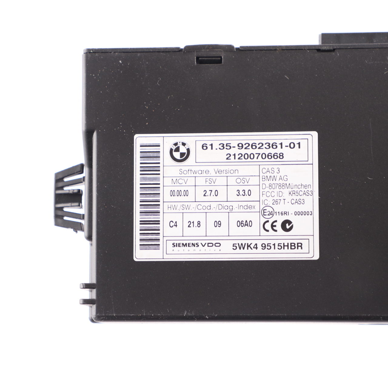 BMW E90 E91 LCI N47N 320d 184HP ECU KIT DDE CAS 3 Key 8518269 Manual