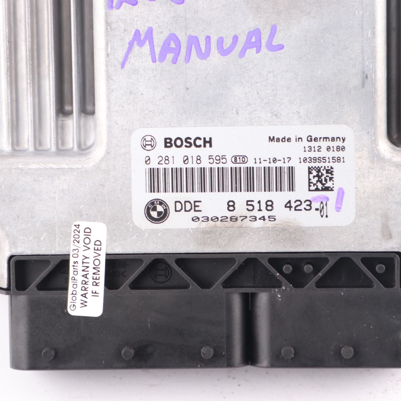 BMW F20 F30 120d 320d N47N 184HP Engine Unit ECU Kit DDE 8518423 FEM Key Manual