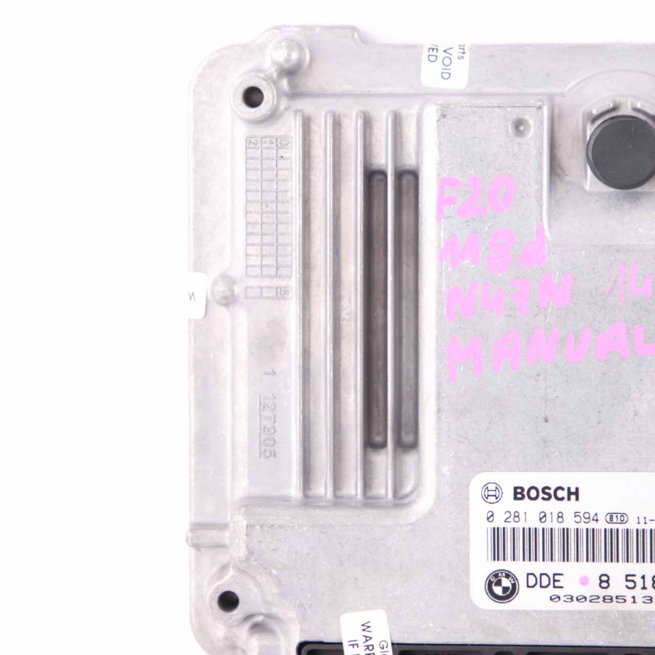 BMW F20 F30 118d 318d N47N 143HP Engine Control Unit ECU DDE 8518424 Manual