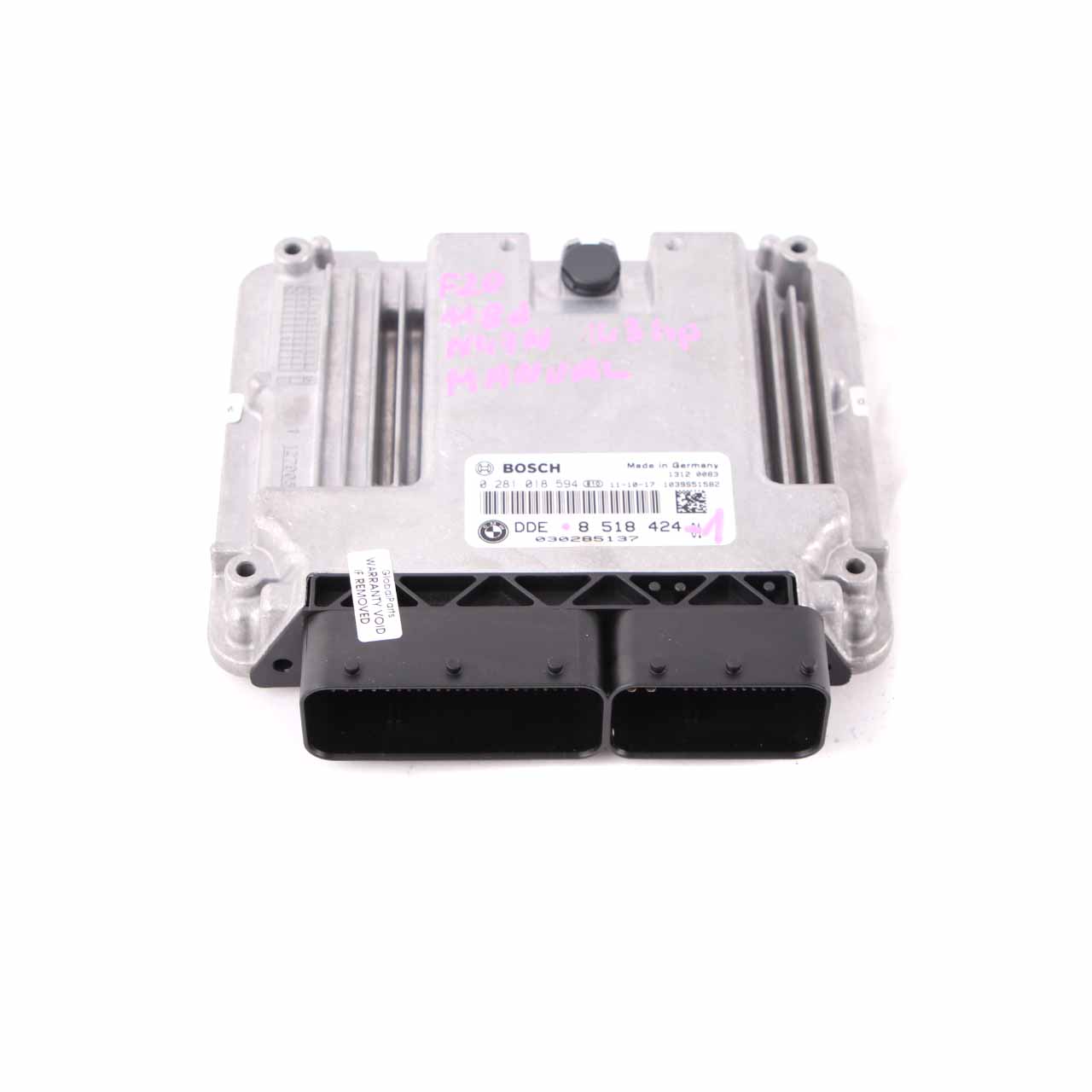 BMW F20 F30 118d 318d N47N 143HP Engine Control Unit ECU DDE 8518424 Manual