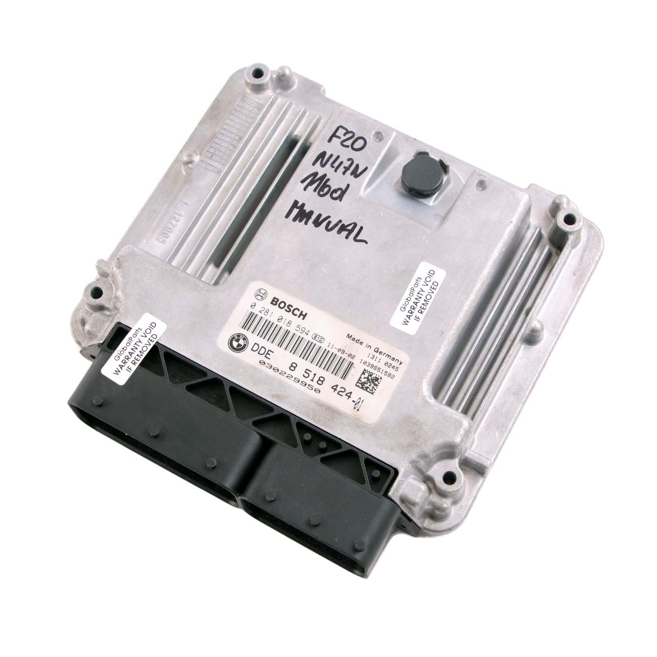 BMW F20 F30 F31 116d 316d N47N 116HP Engine Control Unit ECU DDE 8518424 Manual