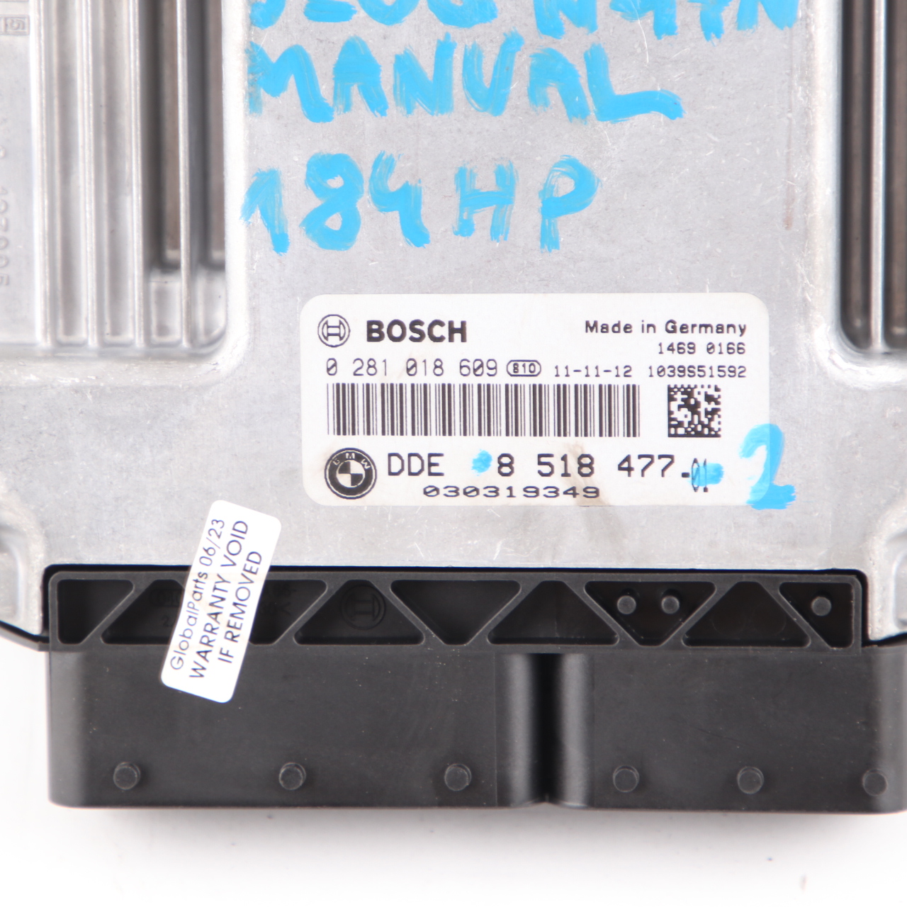 BMW F10 520d 184HP N47N Engine Unit ECU Kit DDE 8518477 + Key + CAS4 Manual