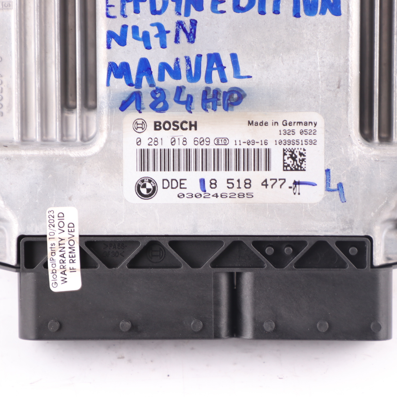 BMW F10 520d ed 163HP N47N Engine Unit ECU Kit DDE 8518477 + Key + CAS4 Manual