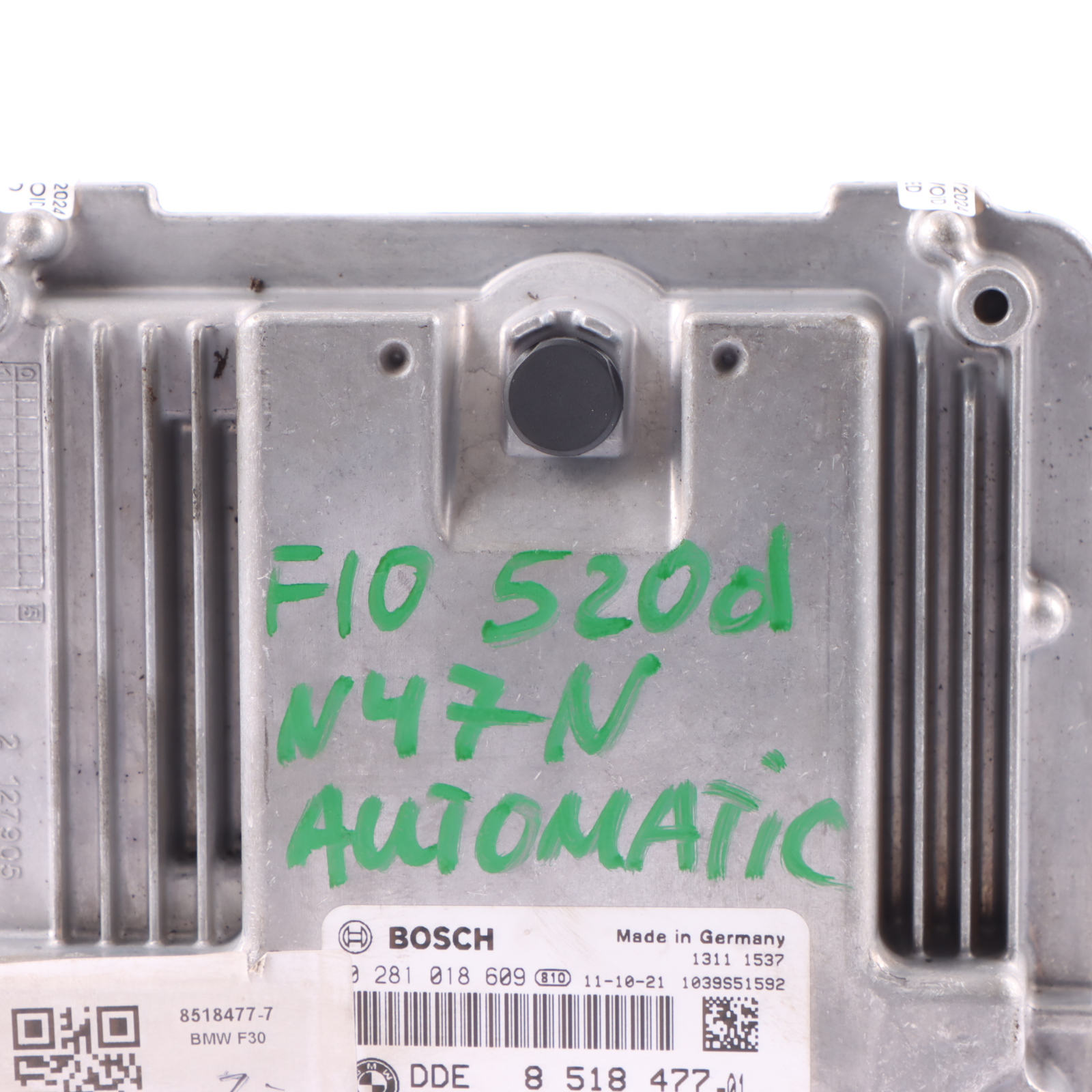 BMW F20 120d F30 320d F10 520d 184HP N47N Engine Unit ECU DDE 8518477 Automatic