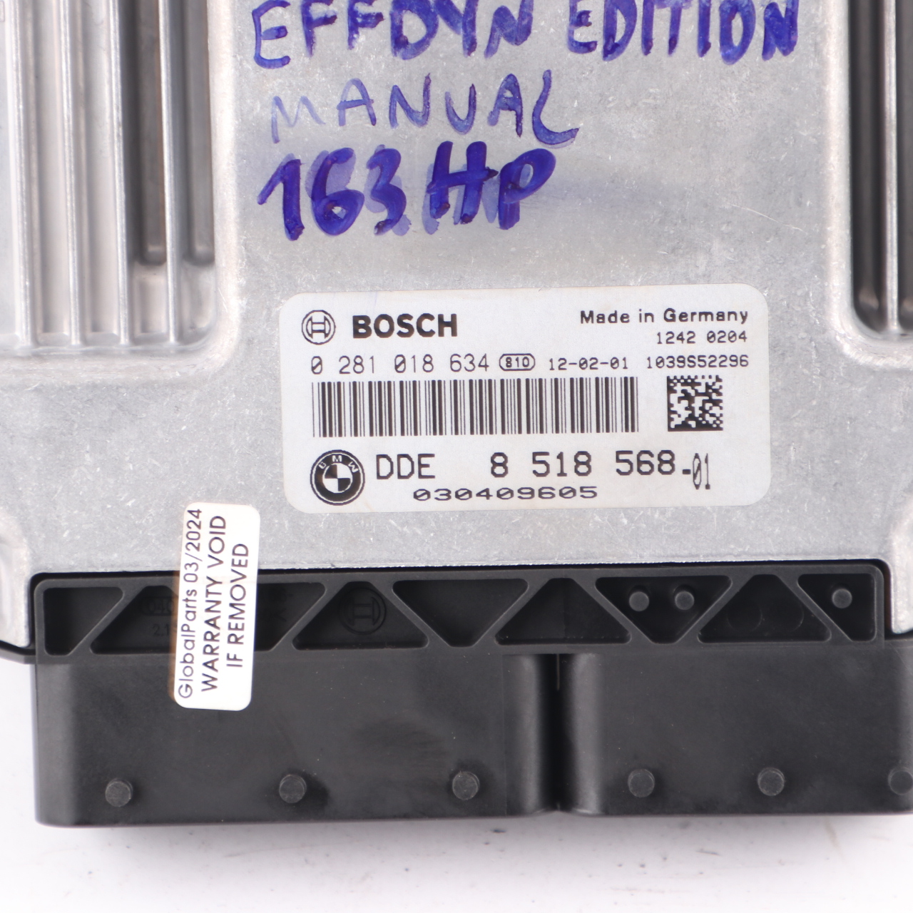 BMW F30 320d ed Diesel N47N 163HP Engine Control ECU Kit DDE 8518568 FEM Key