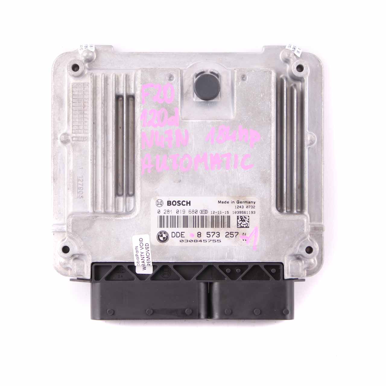 BMW F20 F30 F32 120d 320d 420d Diesel N47N 184HP ECU Kit DDE 8573257 + Key + FEM