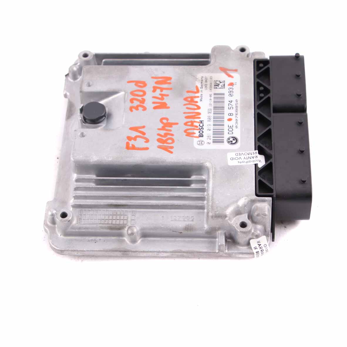 BMW F20 F30 120d 320d 184HP Engine Control Unit N47N ECU DDE 8574093 Manual