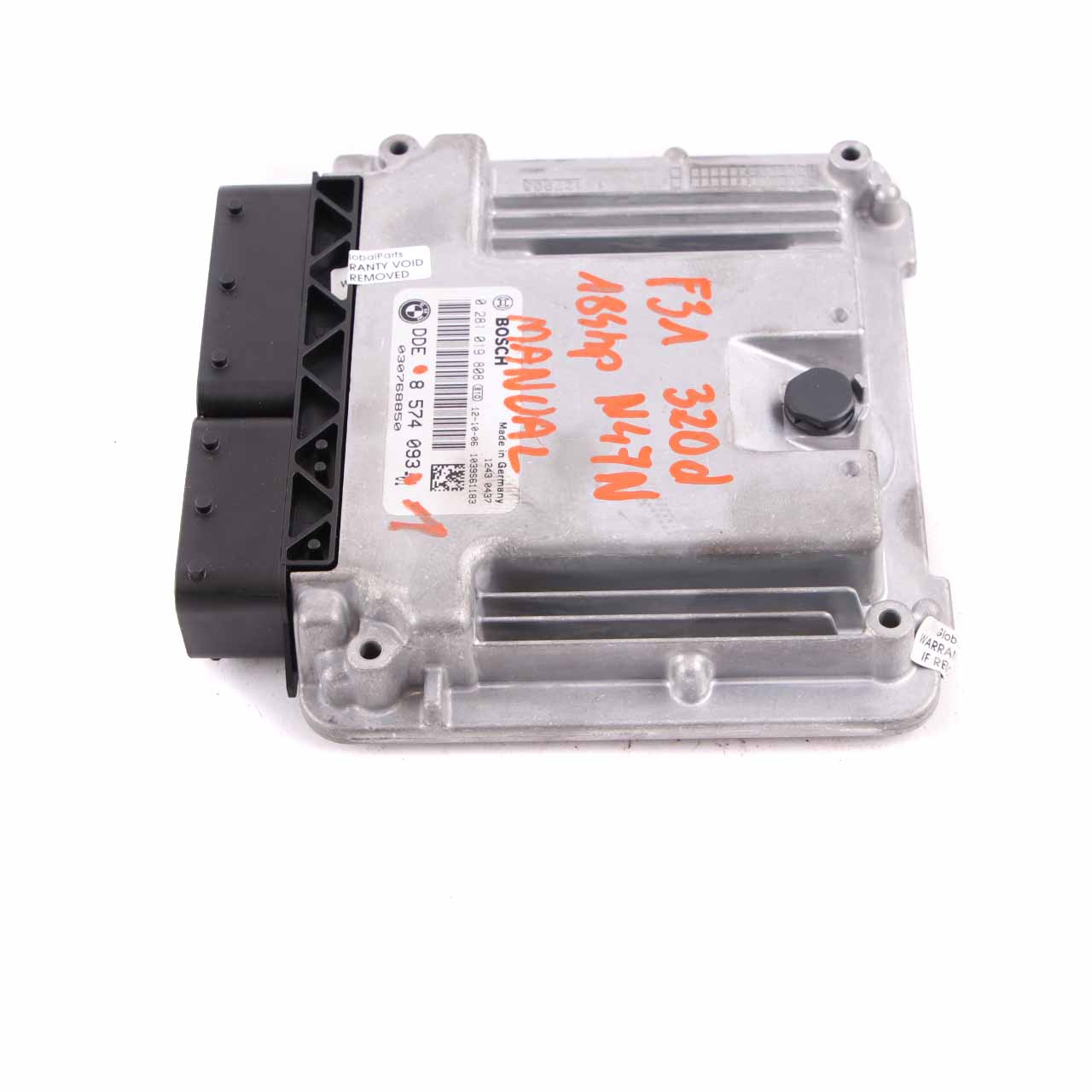 BMW F20 F30 120d 320d 184HP Engine Control Unit N47N ECU DDE 8574093 Manual