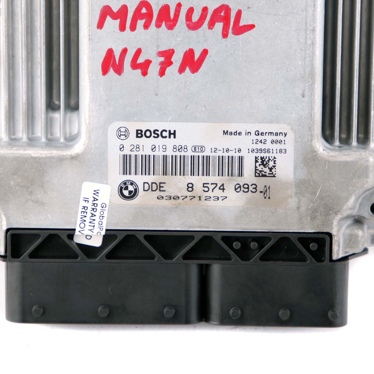 BMW F10 F30 320d 520d ed 163HP Engine Control Unit N47N ECU DDE 8574093 Manual