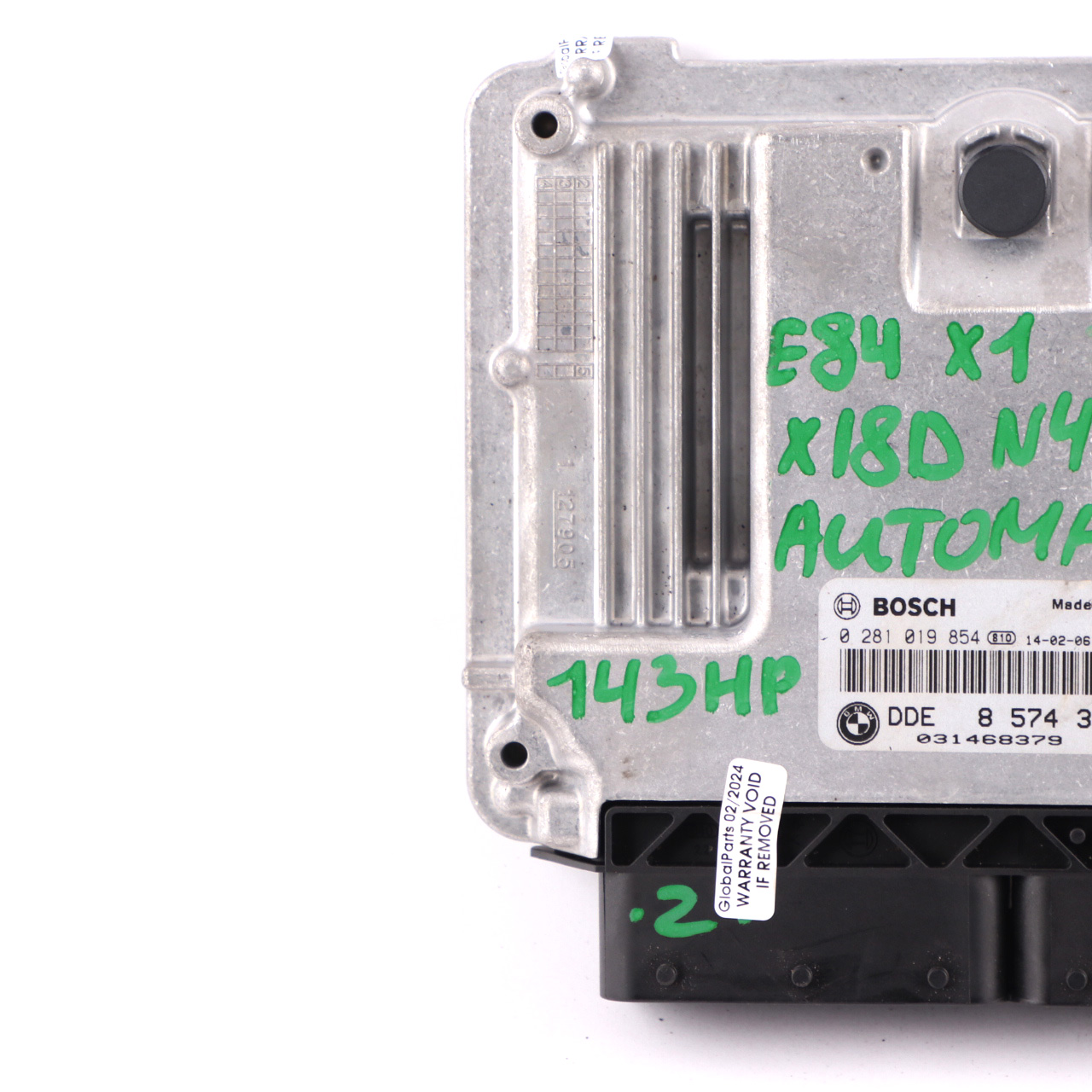 BMW X1 E84 18d 18dX Diesel N47N 143HP Engine Unit ECU DDE 8574351 Automatic